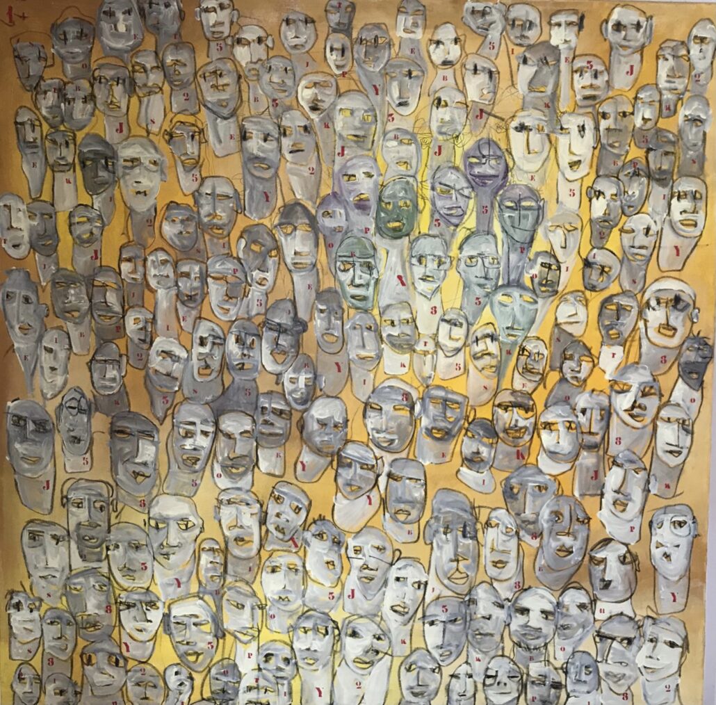 Facce in giallo di Alberto Miotti